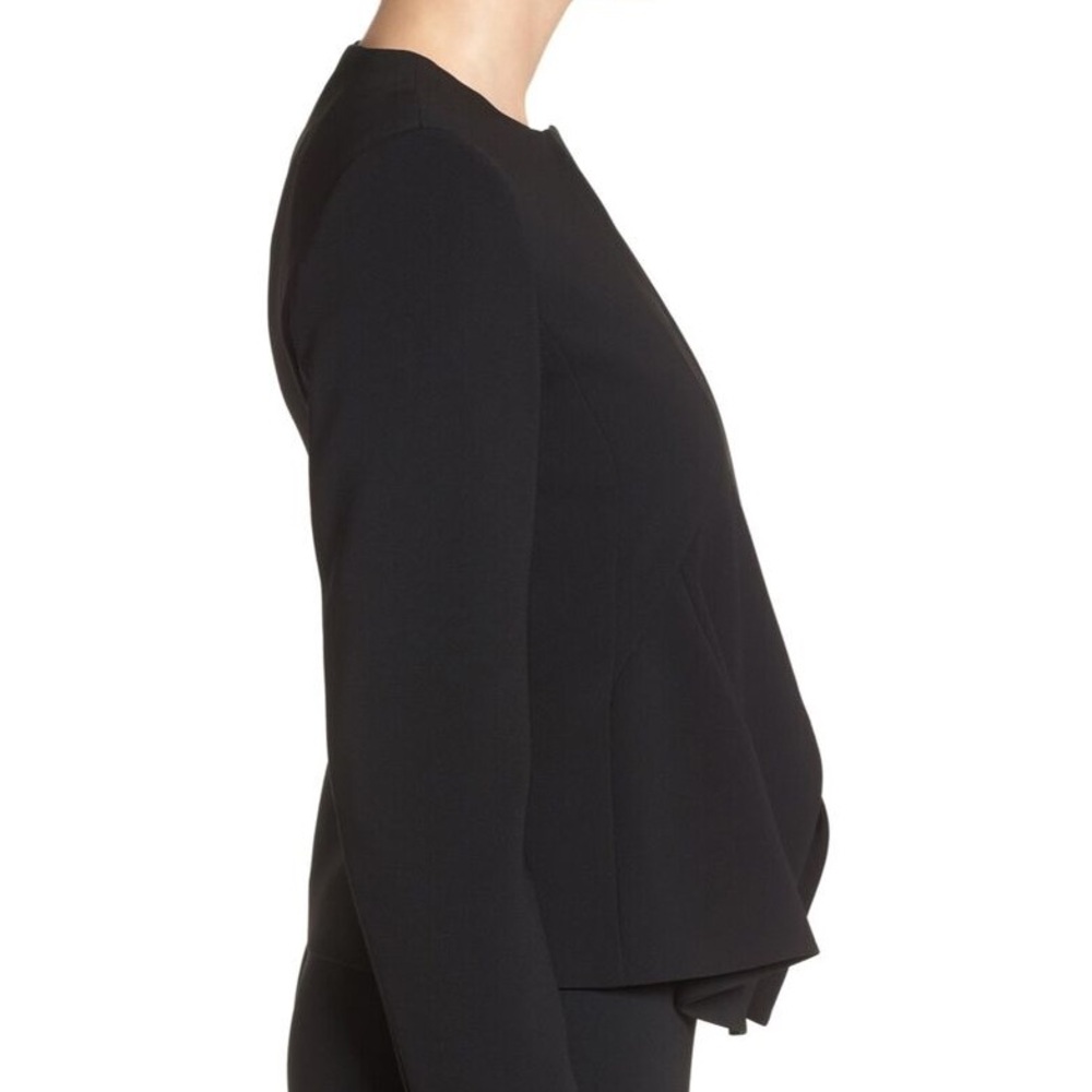 Boss Jikita black asymetrical blazer 6 - Picture 2 of 7